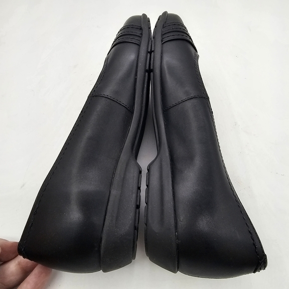 NIB Walking Cradle Flynn Black Leather Slip On Ballet Flats Shoes Size 5 - Picture 8 of 13